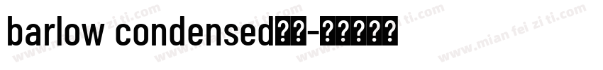 barlow condensed字体字体转换